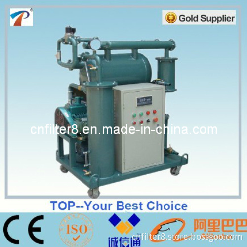 Portable Vacuum Transformer Oil Filtration Machine (ZY) , Dewatering, Degassing, Removing Impurities From Used Oil
